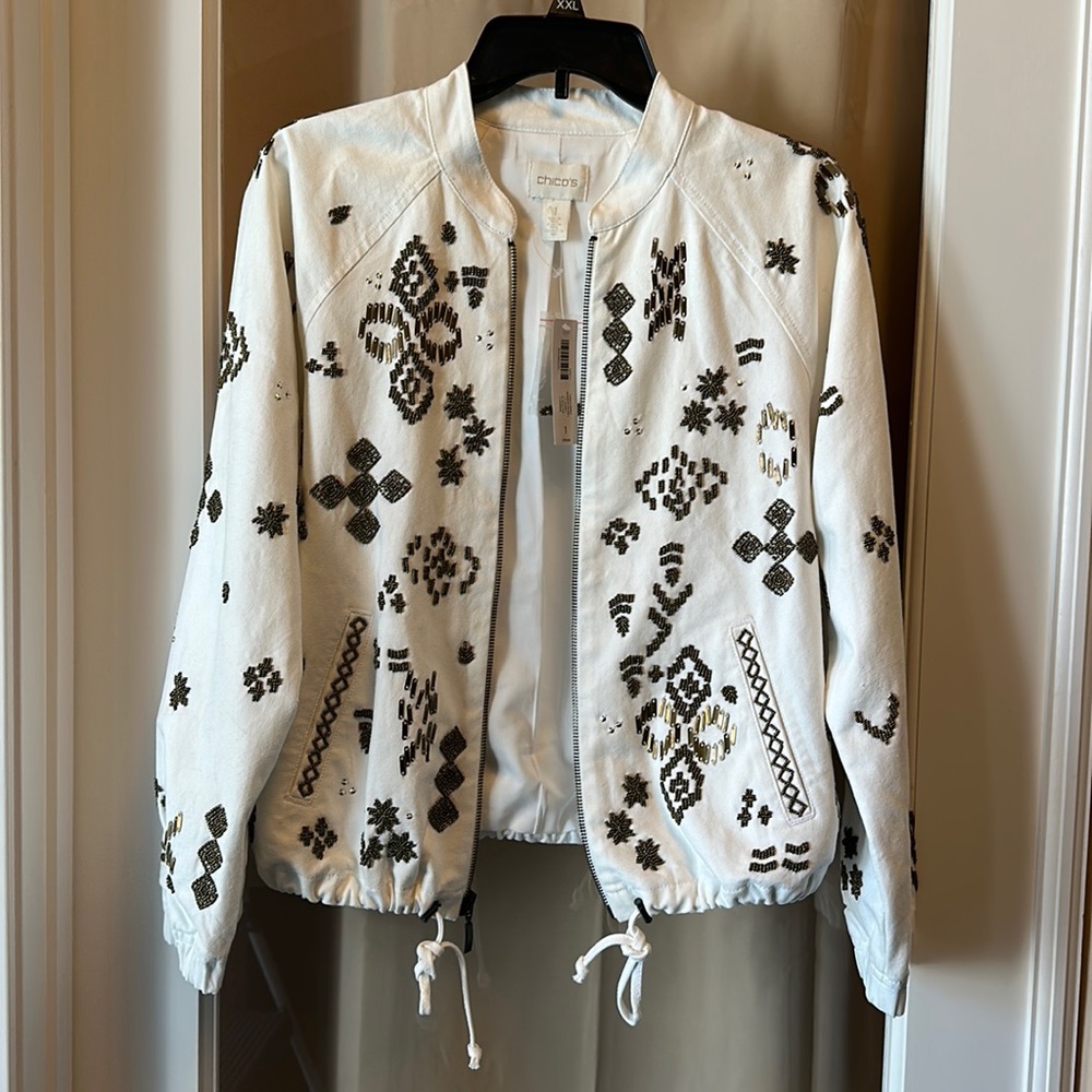 Chicos beaded jacket
